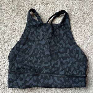 Lululemon Gray Cheetah Sports Bra